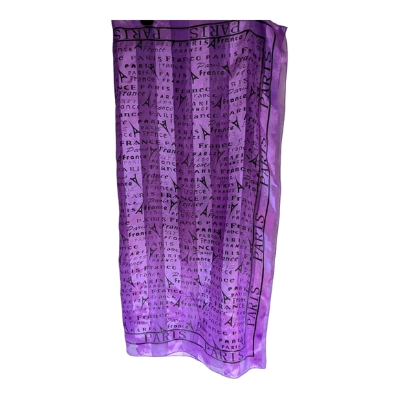 Purple Paris Women's Swim Cover-Up/Scarf. - Picture 4 of 9
